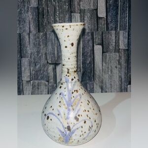 Vintage Pottery Vase- signed